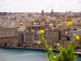 View of Senglea from Valletta by Judith van Wijk