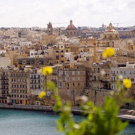 View of Senglea from Valletta by Judith van Wijk