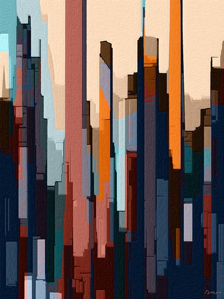 Hoogbouw. (City-Art) van SydWyn Art