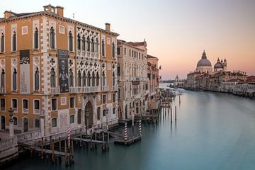 Venetië - Zonsondergang op het Canal Grande van t.ART