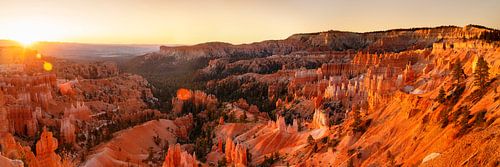 Bryce Amphitheater at sunrise, Bryce Canyon Utah, USA