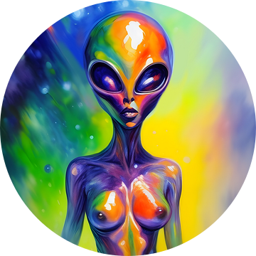 Regenboog Reünie, een alien portret van The Art Kroep