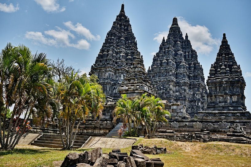 The Hindu monumental complex of Prambanan in Indonesia by Frank Photos