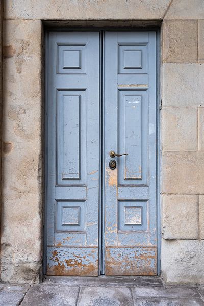 Blaue italienische Tür von Chantal Koster