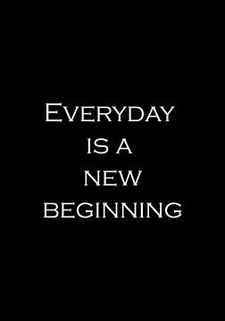 Elke dag is een nieuw begin 2 | Inspirerende tekst, quote van Ratna Bosch