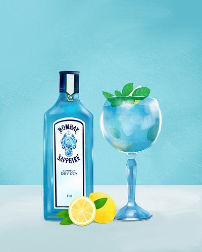 Cocktail au gin