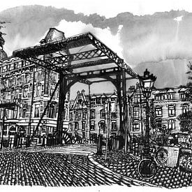 Aluminiumbrug Staalstraat Amsterdam Niederlande von Hendrik-Jan Kornelis