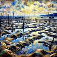 Das Wattenmeer im Picasso-Stil 3