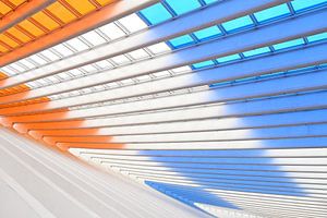 Liège Guillemins en couleur sur Rolf Schnepp