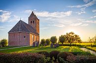 Bartholomeuskerk in Westhem in Friesland, Nederland van Hilda Weges thumbnail