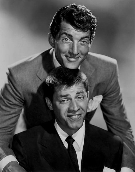 Dean Martin and Jerry Lewis by Brian Morgan