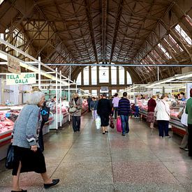 Markt in Riga van Charlotte Meindersma