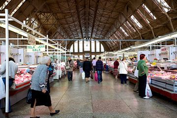 Markt in Riga van Charlotte Meindersma