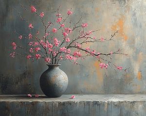 Modernes Blumenstillleben