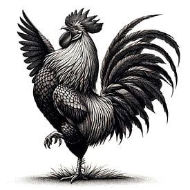 Rooster (1) by Ineke de Rijk