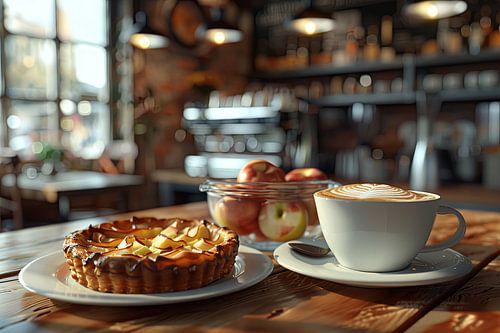 cup of coffee or cappuccino