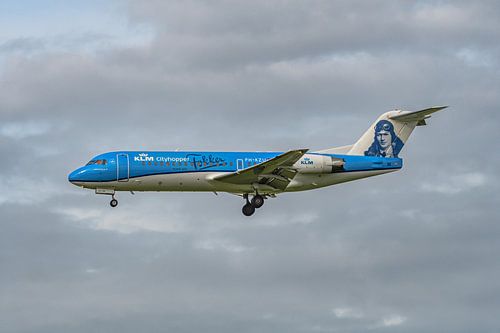 Speciale KLM Cityhopper Fokker 70 (PH-KZU).