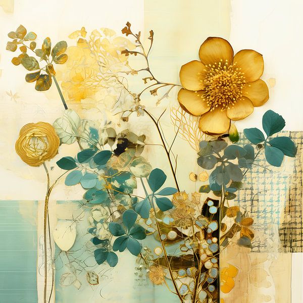 Peinture florale par PixelMint.