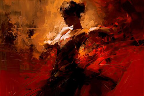 The Dance. Fiery Passion in Motion