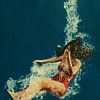 Girl Diving Into Water III by Jan Keteleer