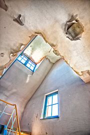 old dilapidated buildings by Peter Venema