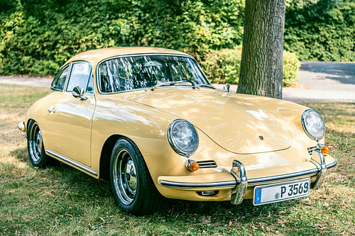 Porsche 356 classic coupe sports car