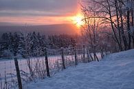 A sunrise on a cold morning by Claude Laprise thumbnail