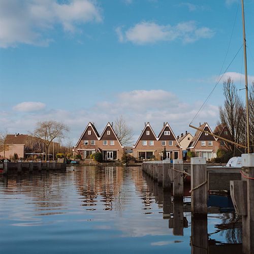 Sloepkade gebouwd in 1986 in de wijk De Leyens