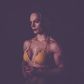 Fitness Fotografie Wanddecoratie – Zwart-Wit en Kleur Sportruimte 05 van FotoDennis.com | Werk op de Muur