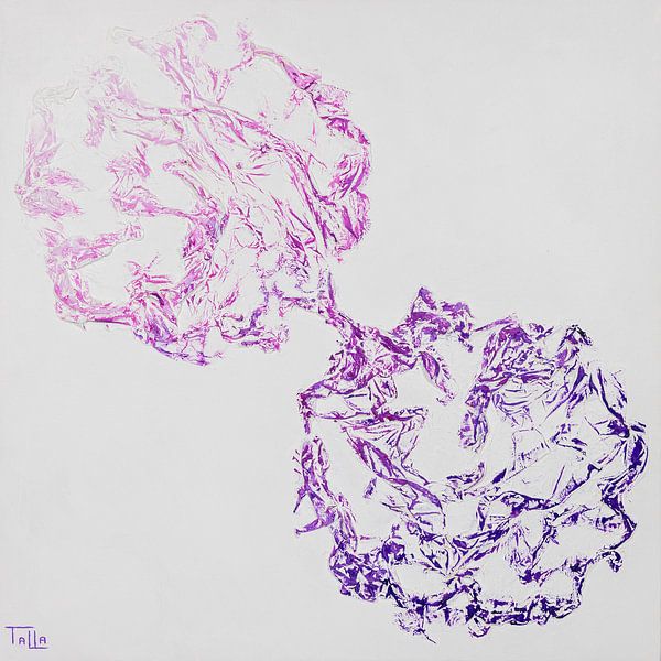 Purple spheres by Roelina Talla