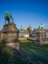 Goslar – View from the Imperial Palace towards the Market Church by t.ART