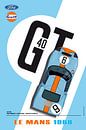 GT40 Gulf Le Mans 1968 von Theodor Decker Miniaturansicht