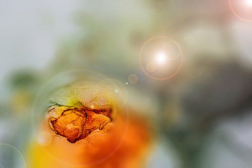 Abstrakte Kunst in Alcohol Ink