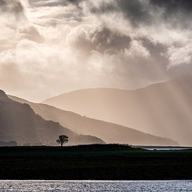 Schotland nabij Eilean Donan Castle van martin slagveld