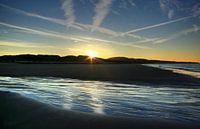 Le soleil se lève à la plage de Zoutelande par MSP Canvas Aperçu