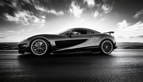 Racewagen met details