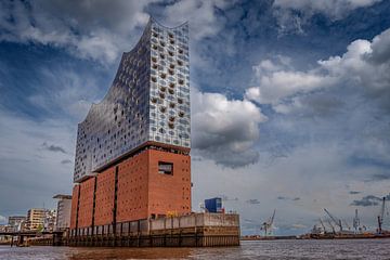 "Elphi" - de Elbphilharmonie in de haven van Hamburg van Sascha Reuen