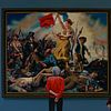 De Vrijheid leidt het volk van Delacroix Schilderij van Paul Meijering