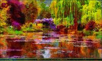Monet's Garten von Lutz Roland Lehn Miniaturansicht
