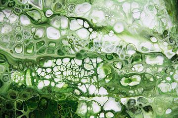 Abstract groen/ Green abstract/ Abstrakt grün /Vert abstrait van Joke Gorter