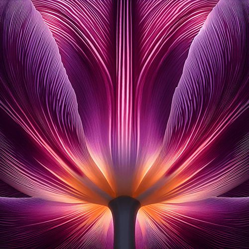 purple tulip abstract