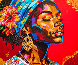Colours of her Soul by Renata Rolefes Art