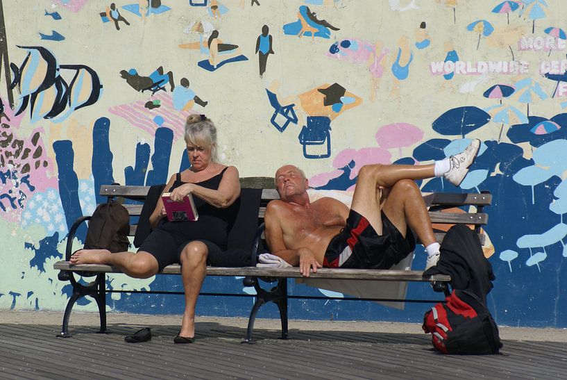 Coney Island Autumn Sun by Victor de Reuver