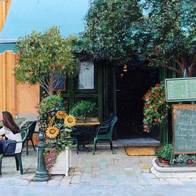 Café Aix-En-Provence van Trevor Neal