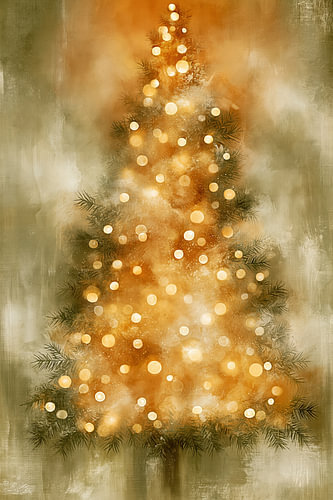 Warmte van Kerstlicht