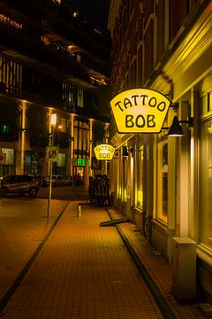 Tattoo Bob la nuit sur Maarten Visser