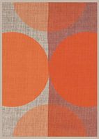 TW Living - Linen collection - Abstract ZEN orange