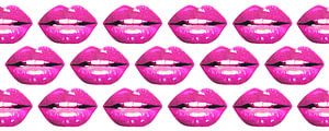 Lila Lippen