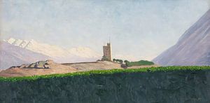 Félix Vallotton - Der Turm von Goubing (1919)