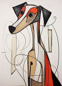Verspieltes Hundeportrait